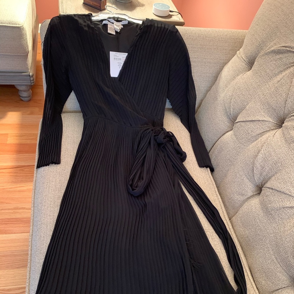 DVF  Black Dress  Diane Von Furstenberg